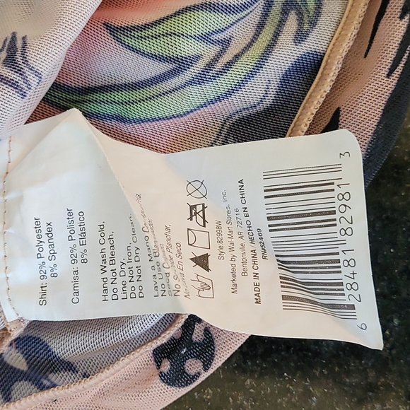 Vintage y2k sheer top tiger - Picture 5 of 10